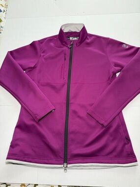 Women’s Magenta Utility Softshell Jacket - Full Zip